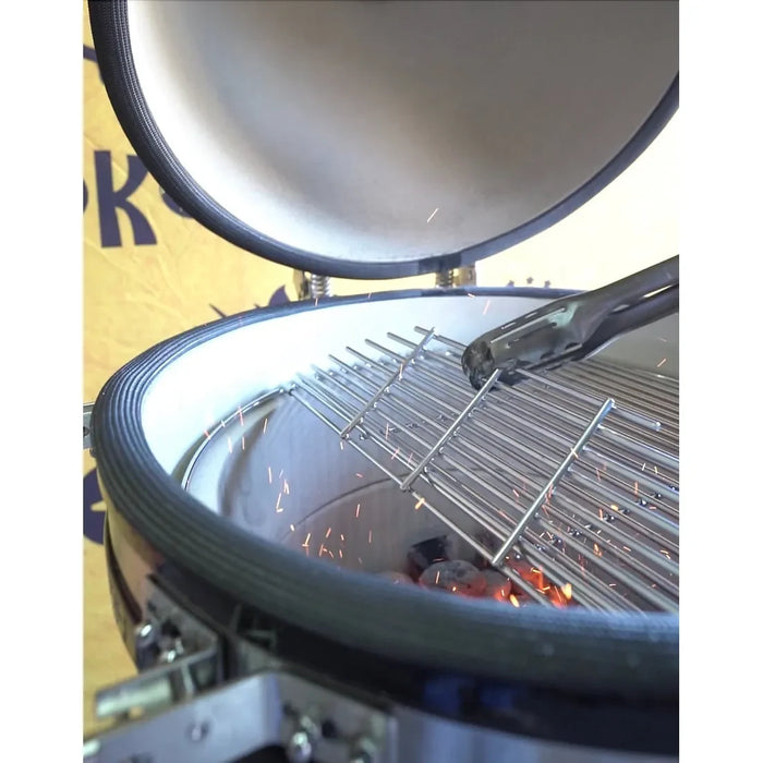 KoKoMo Grills - 21 Inch Kamado Ceramic BBQ Grill, KO-21-KAMADO