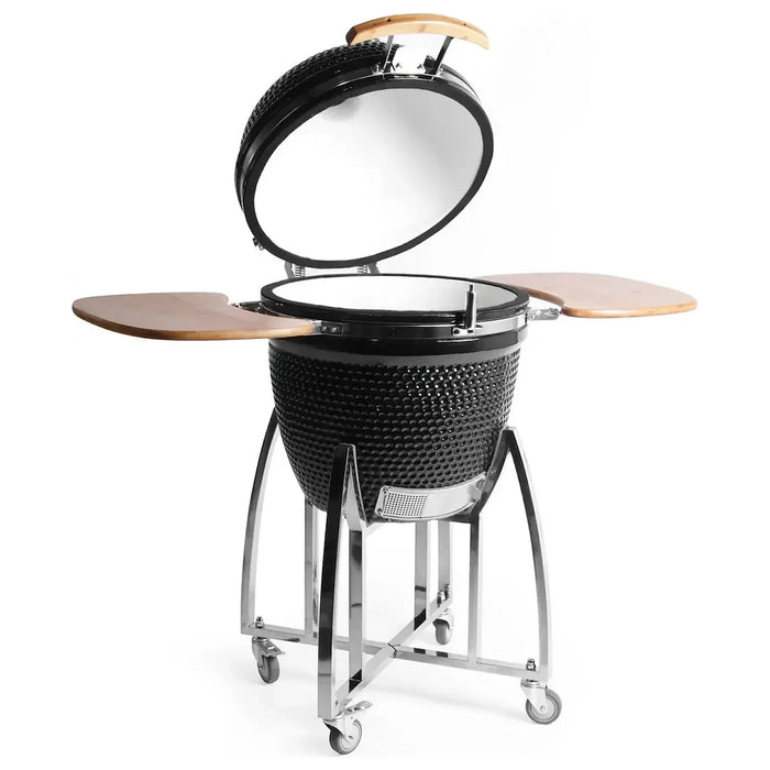 KoKoMo Grills - 21 Inch Kamado Ceramic BBQ Grill, KO-21-KAMADO