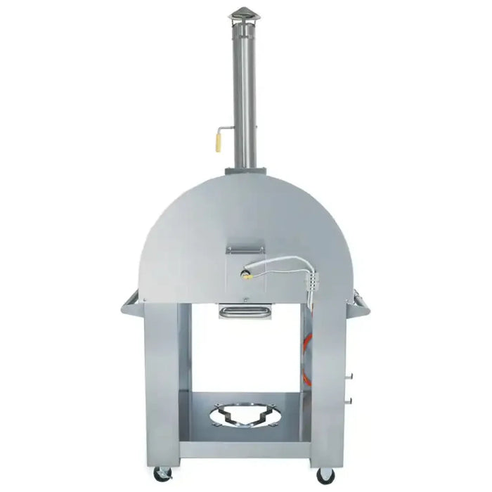 Kokomo Grills - 32 Inch Dual Fuel Gas or Wood Fired Stainless Steel Pizza Oven KO-PIZZAOVEN