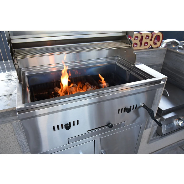 Kokomo Grills - 32” Built in Charcoal Grill, KO-CHAR32