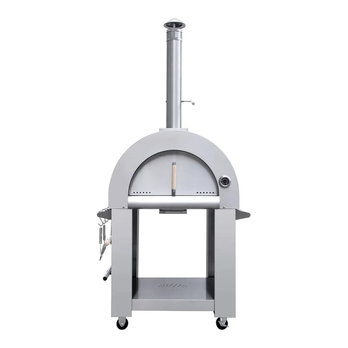 Kokomo Grill - 32” Wood Fired Stainless Steel Pizza Oven KO-PIZZAOVENWOOD