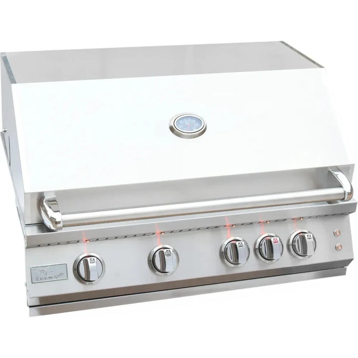 Kokomo Grills - 32” Professional Built in Gas Grill (4 Burner/Back Burner), KO-BAK4BG-PRO