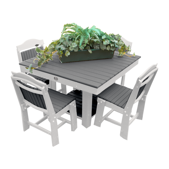 Buck Stove - Sqaure Outdoor Dining Set With 4 Chairs