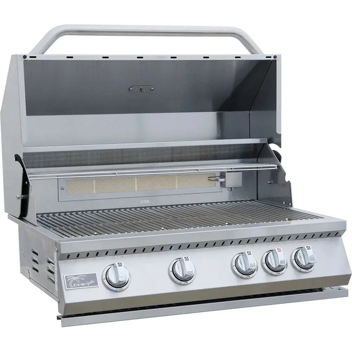 Kokomo Grills - 32” Professional Built in Gas Grill (4 Burner/Back Burner), KO-BAK4BG-PRO