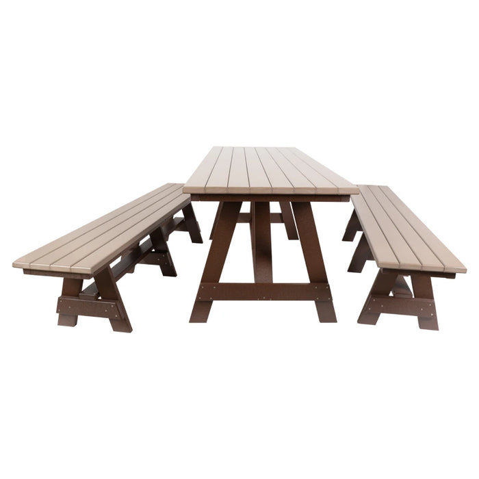 Buck Stove -  Picnic Table (5ft or 6ft) with 2 Benches  FF PTB, FF PTCB