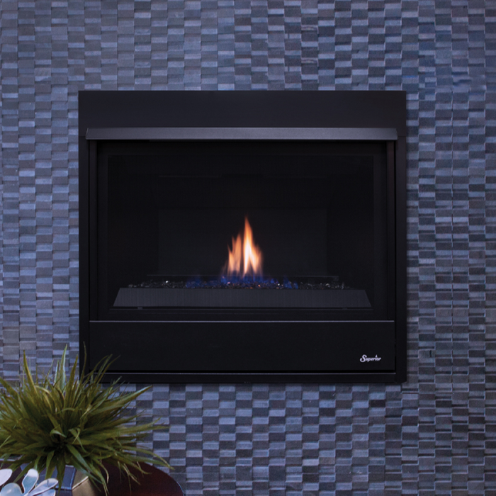 Superior 33" Direct Vent, Front Open Fireplace With Electronic Ignition, Traditional DRT2033  or Contemporary DRC2033