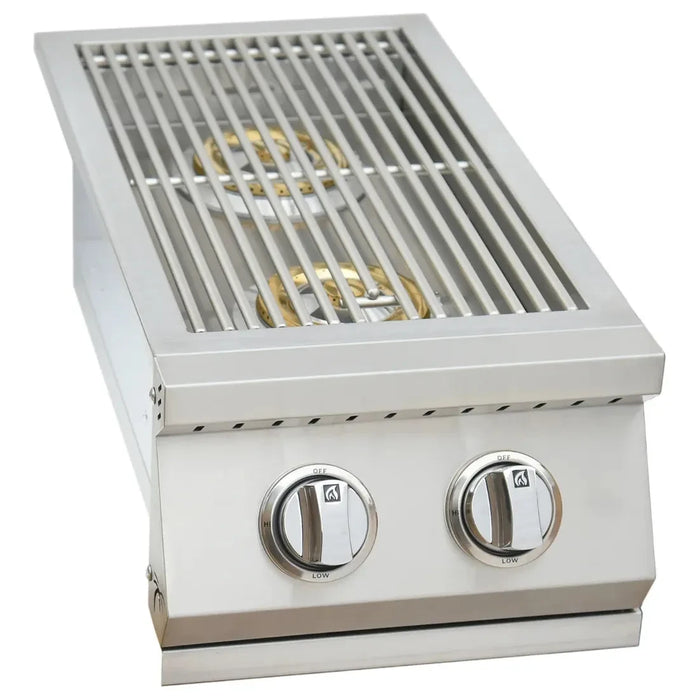 Kokomo Grills - Double Side Burner With Removable Cover, KO-BAK2BG