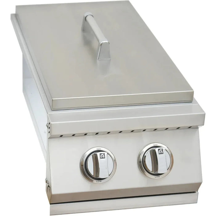 Kokomo Grills - Double Side Burner With Removable Cover, KO-BAK2BG