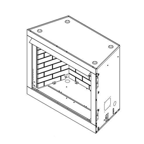 Monessen - Attribute 42-Inch Universal Circulating Vent-Free Firebox with Versatile Interior Panels, ACUF42