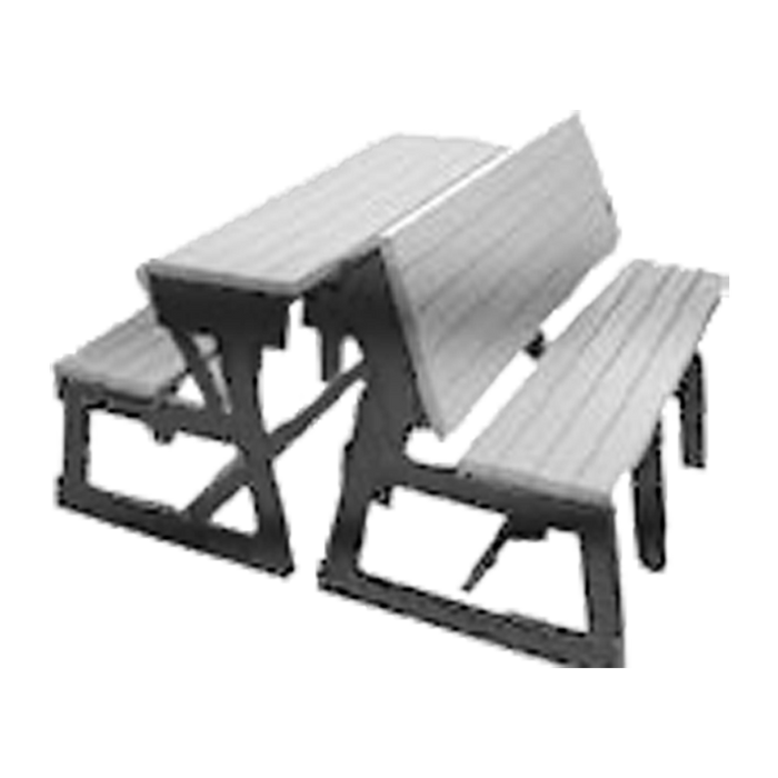Buck Stove -  Picnic Table (5ft or 6ft) with 2 Benches  FF PTB, FF PTCB