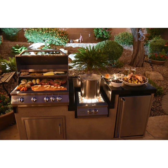 Kokomo Grills - 32” Professional Built in Gas Grill (4 Burner/Back Burner), KO-BAK4BG-PRO