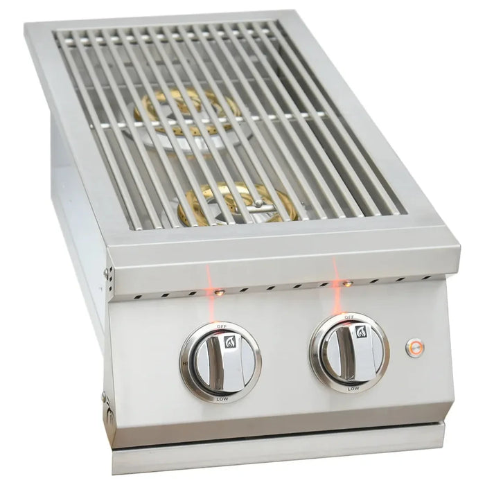 KoKoMo Grills - Professional Double Side Burner with removable cover, KO-BAK2BG-PRO