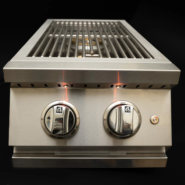 KoKoMo Grills - Professional Double Side Burner with removable cover, KO-BAK2BG-PRO