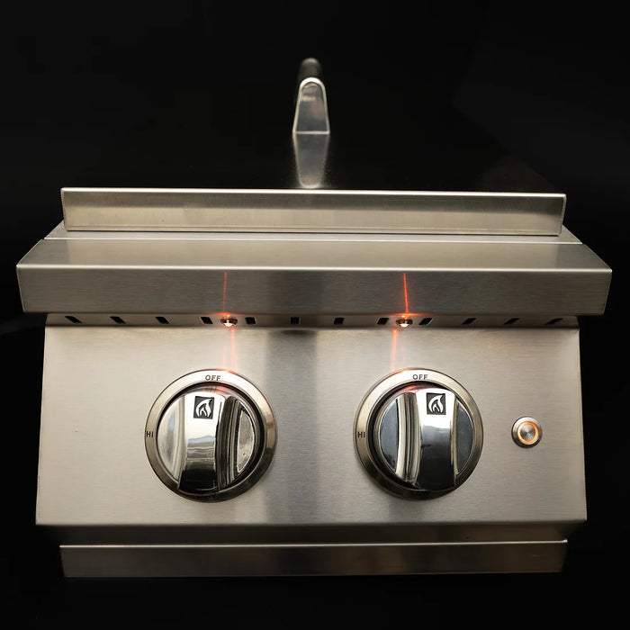 KoKoMo Grills - Professional Double Side Burner with removable cover, KO-BAK2BG-PRO