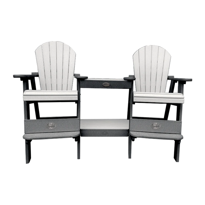 Buck Stove - Outdoor Pub Set With Fan Backed Chairs