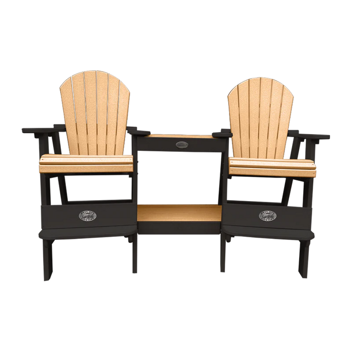 Buck Stove - Outdoor Pub Set With Fan Backed Chairs