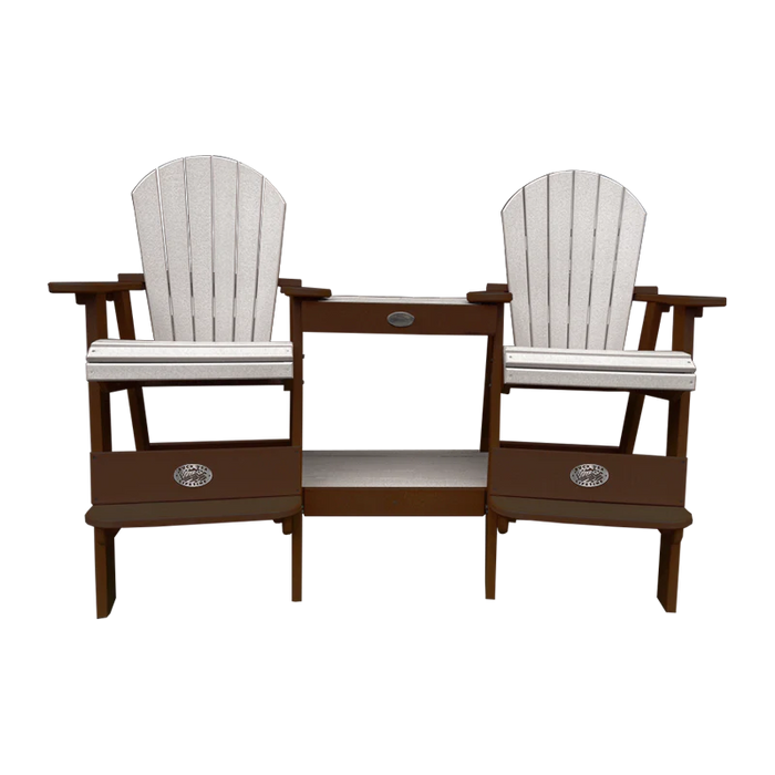 Buck Stove - Outdoor Pub Set With Fan Backed Chairs