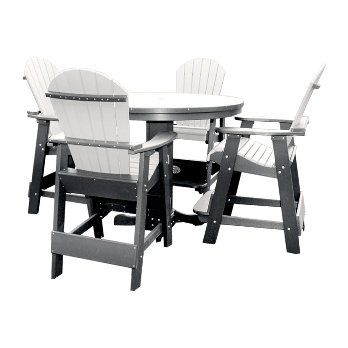 Buck Stove - Outdoor Pub Set With Fan Backed Chairs
