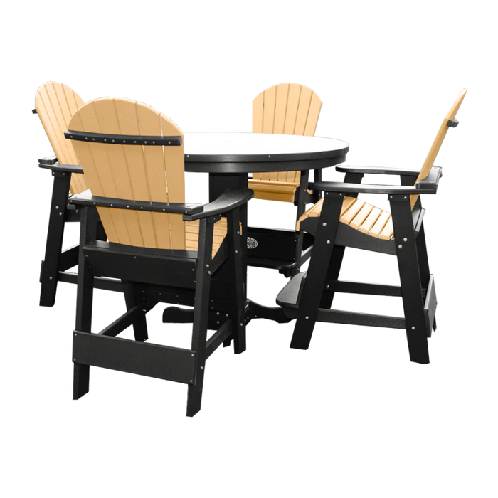 Buck Stove - Outdoor Pub Set With Fan Backed Chairs