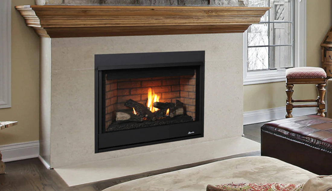 Superior 33" Direct Vent, Front Open Fireplace With Electronic Ignition, Traditional DRT2033  or Contemporary DRC2033
