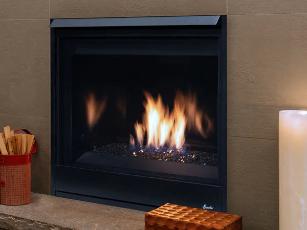 Superior 33" Direct Vent, Front Open Fireplace With Electronic Ignition, Traditional DRT2033  or Contemporary DRC2033