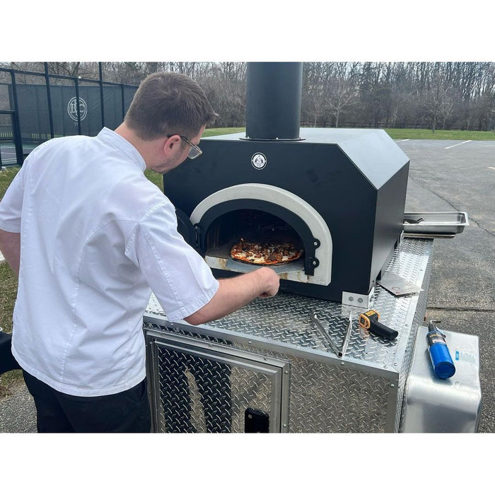 Chicago Brick Oven 750 Tailgater | Wood Fired Pizza Oven Trailer | 38" X 28", CBO-O-TAIL