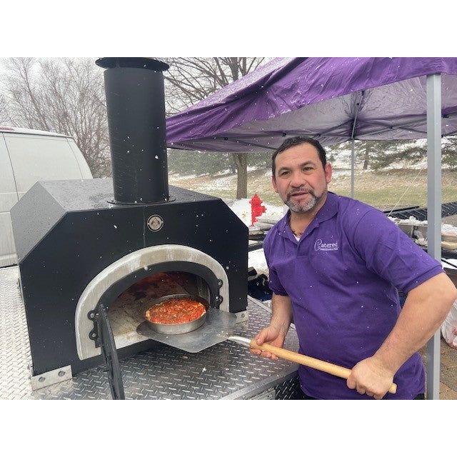 Chicago Brick Oven 750 Tailgater | Wood Fired Pizza Oven Trailer | 38" X 28", CBO-O-TAIL