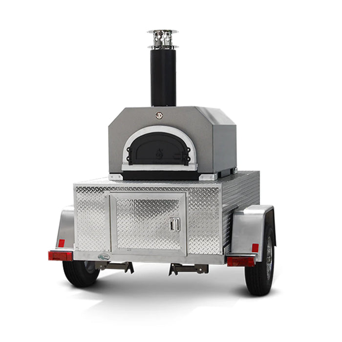 Chicago Brick Oven 750 Tailgater | Wood Fired Pizza Oven Trailer | 38" X 28", CBO-O-TAIL